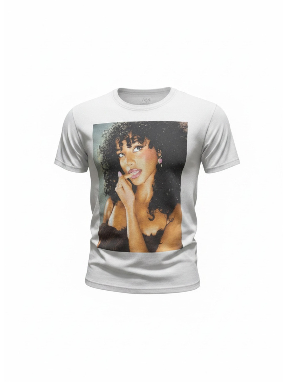Tyla Graphic T-Shirt 2XL Gray Portrait Tee Music Artist Fan Shirt - Picture 4 of 4